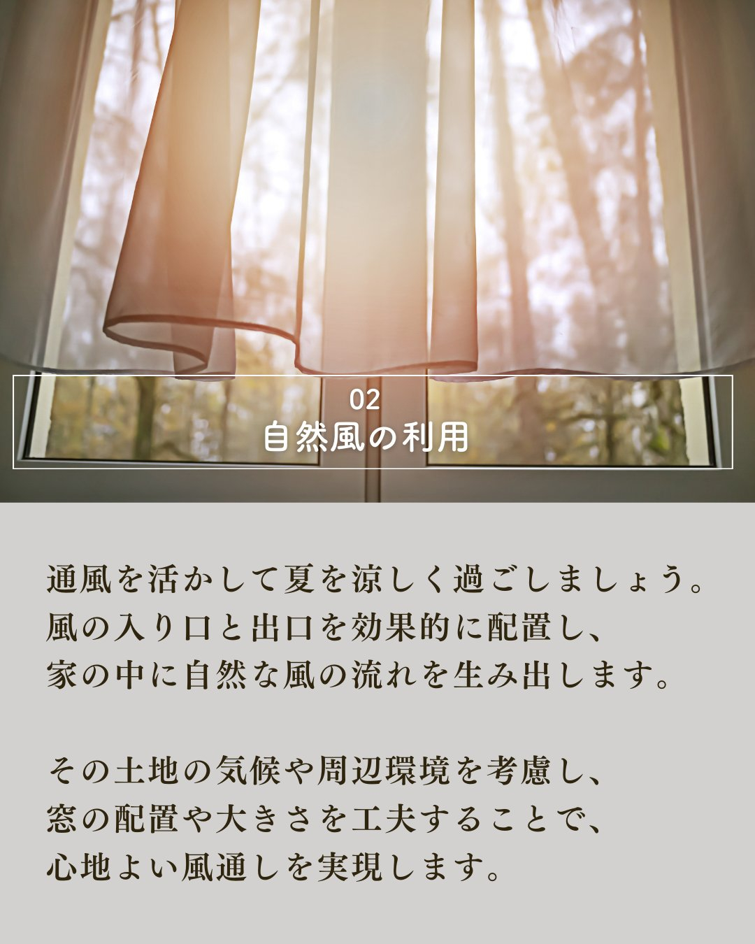 自然の力を活かしたリビングの設計術